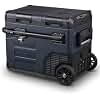FreezeWay 12 Volt Refrigerator Car Fridge, 47QT Dual Zone Portable Refrigerator Fridge,Electric Cooler with Reversible Door, 12V Portable Freezer Cooler for Cars, Outdoor Camping Fridges for Travel