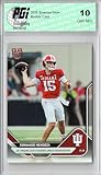 Fernando Mendoza 2025 Bowman University Now #45 Hoosier Record Rookie Card PGI 10
