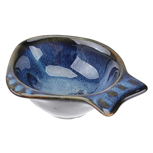 DOITOOL Plat à Sauce En Céramique Assiette De Poisson Bol à Tremper Pour Assaisonnement Design Ludique Apéritifs Usage Polyvalent