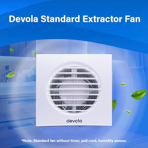 Ventilateur extracteur standard 100 mm Devola DVF100 pour aération de cuisine - 2