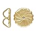 JensFindings 10 Qty. 14k Gold Filled Large Premium Earring Backs (9.2x9.4mm Earnuts) Swirl
