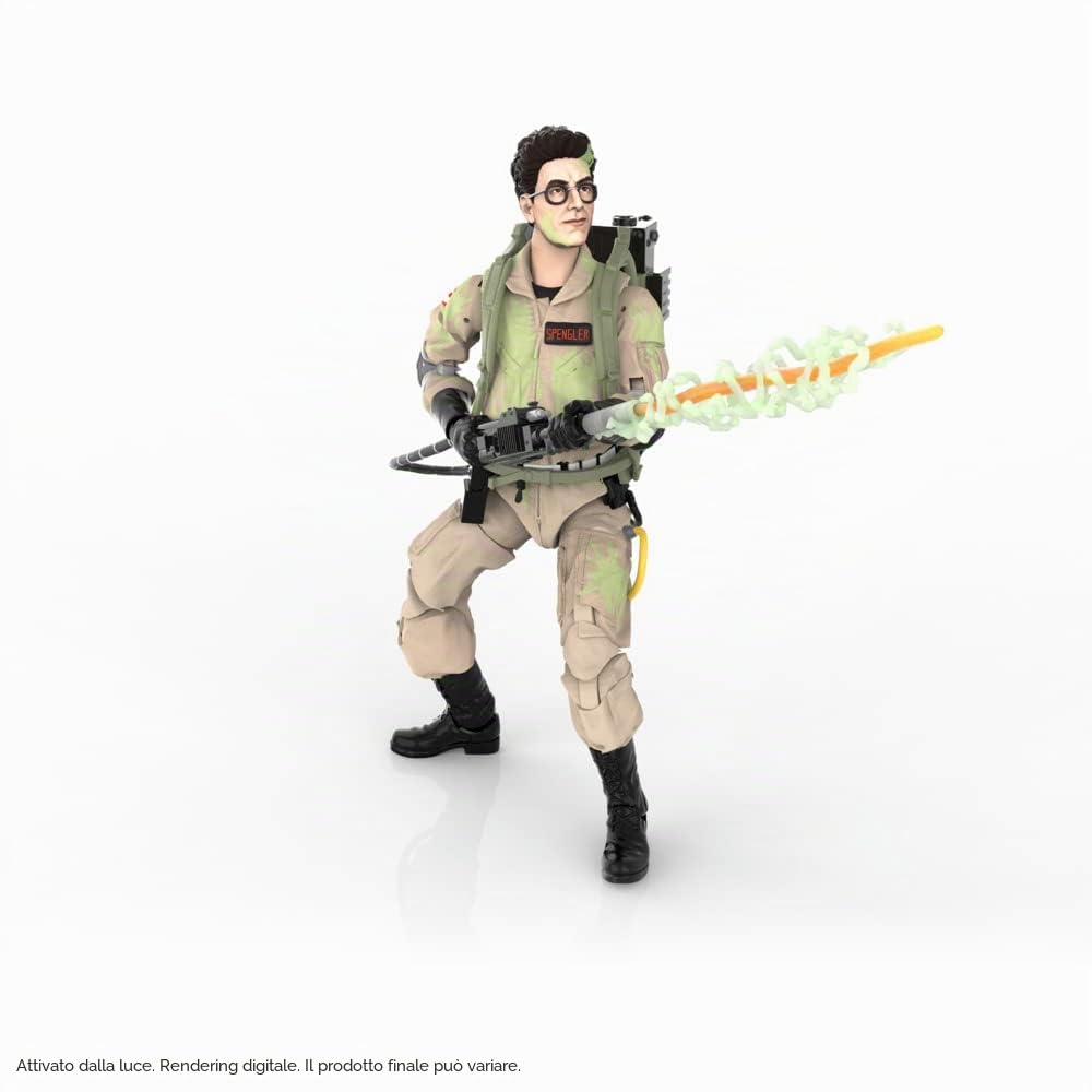Ghostbusters Plasma Series Glow-in-the-Dark Egon Spengler Toy 6-Inch Scale Collectible Classic 1984 Figura, bambini dai 4 anni in su