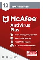 Algopix Similar Product 10 - McAfee AntiVirus Protection Plus 2022 