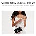 Coach Quilted Tabby Shoulder Bag 20 with Chain, LH/Black