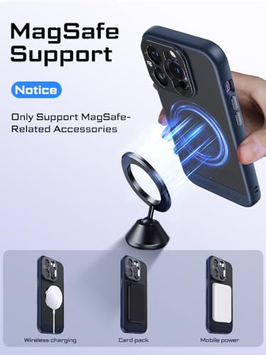 Image of FREEWELL Sherpa Series Phone Case Compatible with iPhone14 Pro Blue