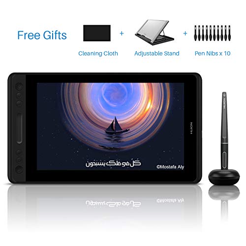 Huion Kamvas Pro 12 Drawing Tablet with Full Laminated Screen Digital Graphics Pen