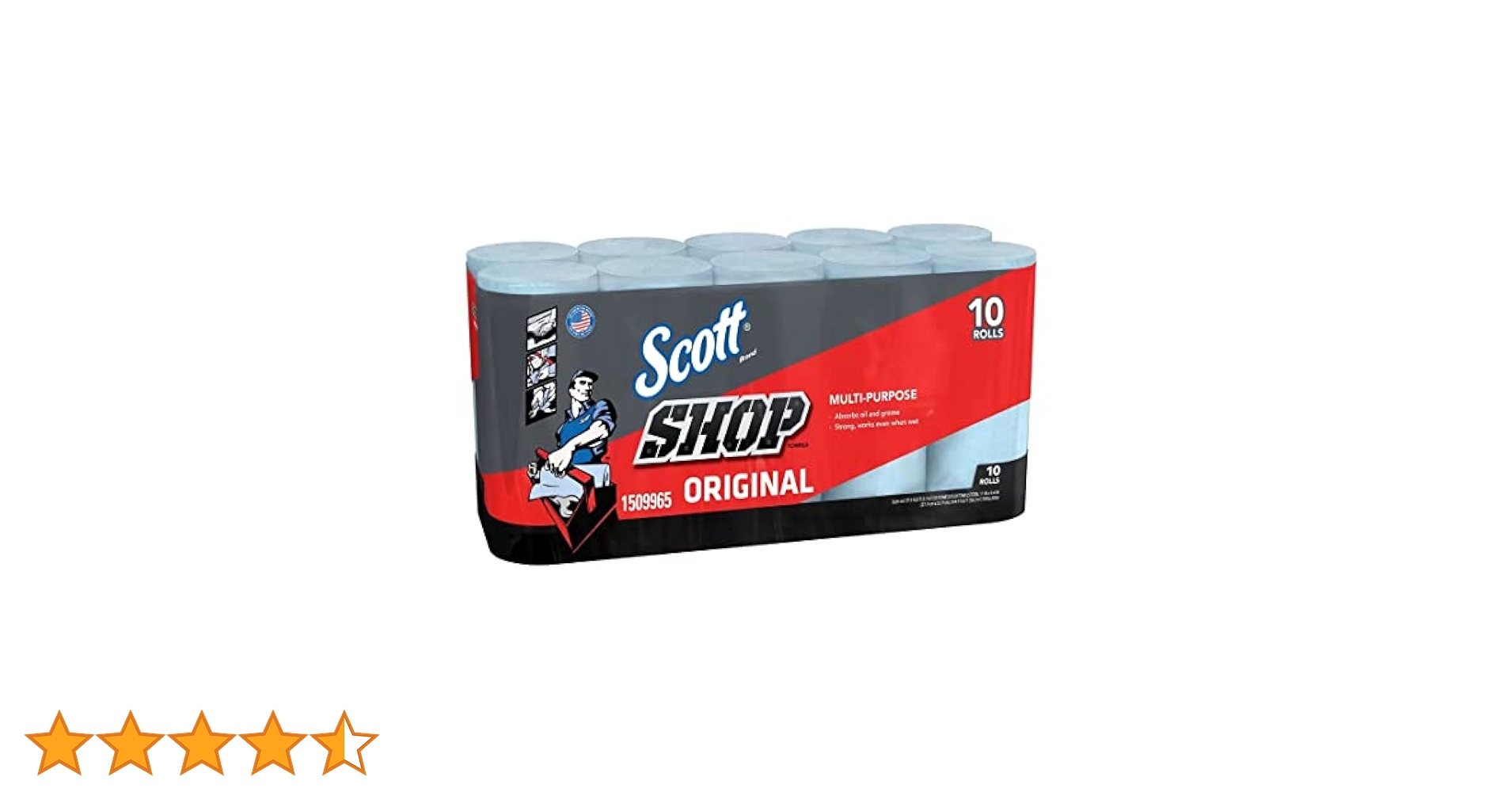スコット カーショップタオル 55シート 10ロール ×2セットScotto Amazon.co.jp: Scott スコット ショップタオル ブルー 55枚 x 10