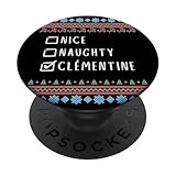 Clémentine Nice Naughty Christmas Name Funny