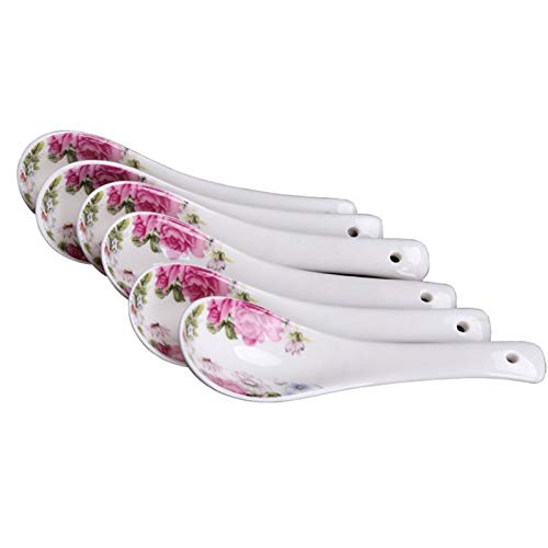 Cuillères à dessert Cuillère Soupe Jingdezhen cuillère céramique set Cover