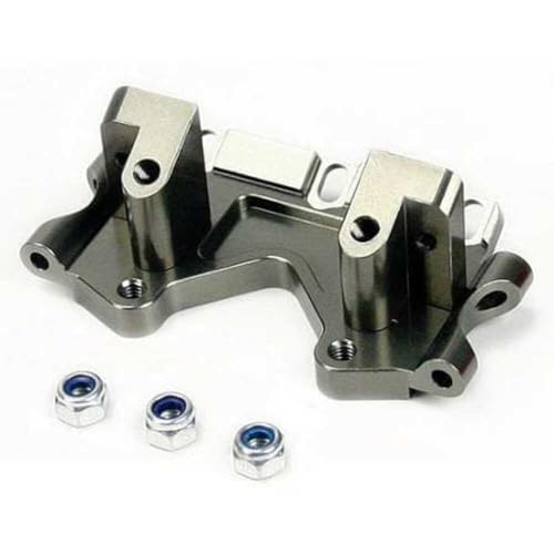Atomik RC Alloy Front Lower Bulkhead, Grey fits The Traxxas 1/10 Slash and Other Traxxas Models - Replaces Traxxas Part 2530