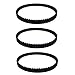 LEFITPA 3 Pack Replacement Belt for Shark Navigator NV355 NV356 NV357 for Lift-Away Pro NV-355 NV-356 NV-357 Vacuum Models