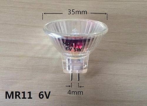 Faretto alogeno MR11 6V Lampadina per microscopio