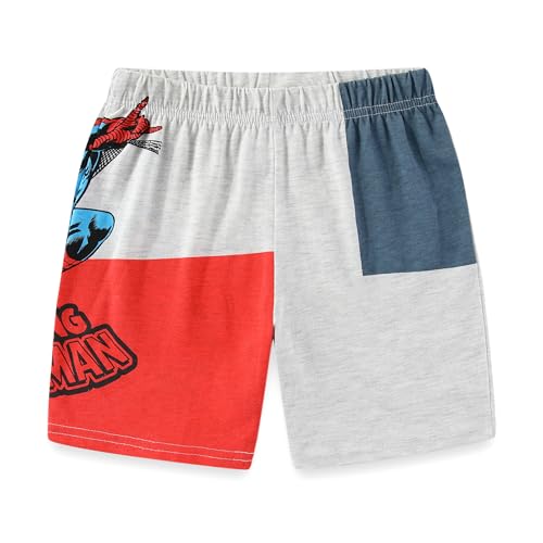 Image of Marvel Spider-Man Boys Short Sleeve T-Shirt and Shorts Set for Big Kids
