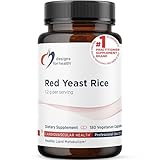 Designs for Health Red Yeast Rice Capsules - 1200mg (1.2g) Supplement to Support Cardiovascular Health - Non-GMO, Made with US-Grown Organic Red Yeast Rice (180 Capsules)