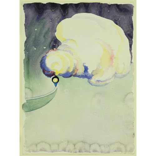 Toile Georgia O'Keeffe Train de nuit dans le désert : impression d'art premium 101x127cm