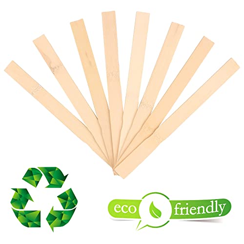 Wooden Paint Stir Sticks - Antetok 10 Inch Paint Sticks Stirrers For Paddles Resin Or Wood Craft Sticks, Garden And Library Markers(Pack Of 50) #TOP1