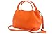 Produktbild AmbraModa Damen handtasche Henkeltasche Schultertasche aus Echtleder GL023 (Orange)