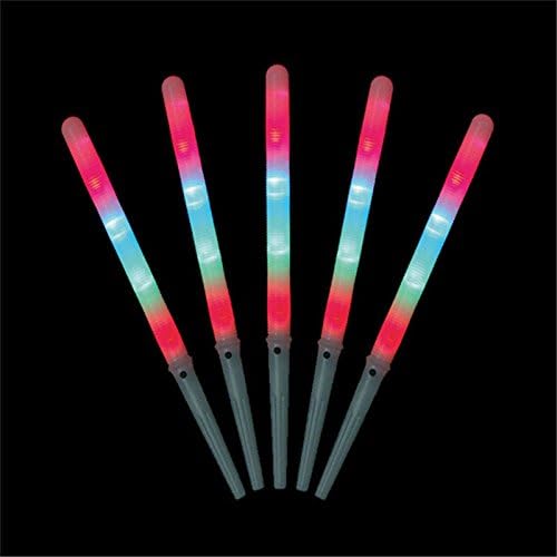 RONSHIN Creative Unqiue LED Cotton Candy Glow Sticks Light Up Flashing Cone Fairy Floss Stick For Party