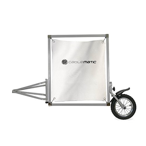 Remorque de vélo pour la publicité mobile Cablematic avec panneau d'affichage