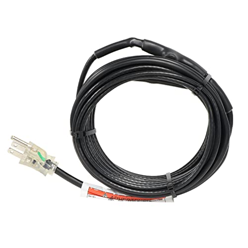 Topdure Jhsd 15-Feet Pipe Heating Cable Built-In Thermostat #TOP4