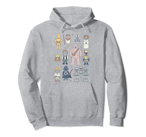 Hoodie Star Wars Cartoon Classic Characters idéal pour vos soirées ciné