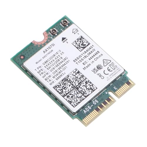 Image of Intel AX1675i Killer Series WiFi 6E Gaming Adapter Upgrade | CNVio2 M.2 WiFi Card | High-Speed 2.4 Gbps WiFi for PCs | Bluetooth 5.3 Supported | Designed for Intel 11th Gen and Later CPUs (AX1675i)