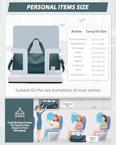Image of Gym Bag for Women Men with Shoe Compartment,Small Travel Duffle Bags for Traveling Overnight Weekender Bag Personal Item Travel Bag Large Sport Bag Workout Bag Peacock Blue