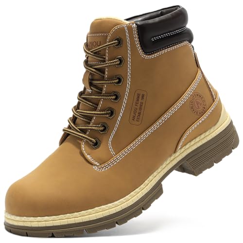 ANJOUFEMME Combat Work Hiking Boots