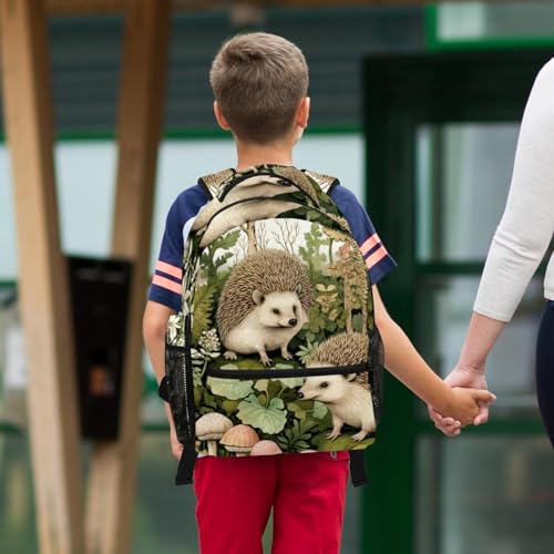 Ensemble cartable hérisson multicolore pour accompagner les premiers pas de votre enfant