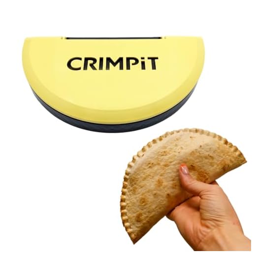 CRIMPiT Large Tortilla Sealer - For 10-12” Flour Tortillas | Make Sealed Tacos, Quesadillas, Burritos & More | Mess-Free Meals in Seconds | BPA-Free, Dishwasher Safe | Made in UK & USA