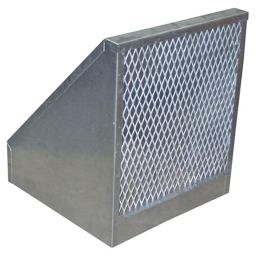 Canarm Fan Hood con Pantalla para Pájaros - Compatible con Ventilador Canarm AX24-4 de 24in Metal Galvanizado miniatura 1