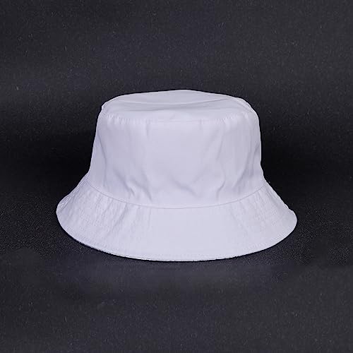 Image of Unisex Metallic Bucket Hat Waterproof Holographic Bucket Hat Fishing Hat Trendy Hip Pop Sun Cap