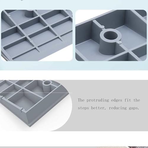 Tiras de rampa para umbrales de puerta de plástico antideslizante miniatura 5