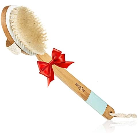 Body Brush - Exfoliating Brush for Dry Brushing Skin Care - for Massage, Dry Skin, Removing Dead Skin, Lymphatic Drainage, and Cellulite Treatment. Achieve Healthy Skin Today Cover