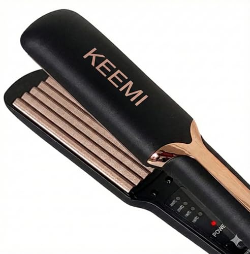 Image of KEEMI Premium Professional AT-458C Hair Crimping Styler Machine A1 (Gold)