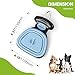 Dog Pooper Scooper, Pooper Scooper for Small and Large Dogs, Dog Poop Scooper for Yard, Pooper Scooper with Bag Attachment and Leash Clip, Ideal for Walks, Travel and Camping (Small,Blue)