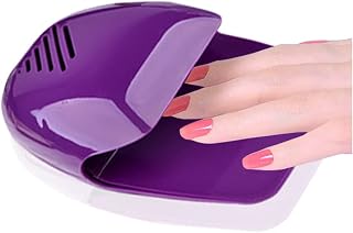 Nail Fan Dryer for Regular Polish, Portable Acrylic Kids Nail Dryer,Perfect Addition to Girls Manicure Kit, Fast Dry Fingernail Polish Air Drying Machine for Home and Travel Use Purple