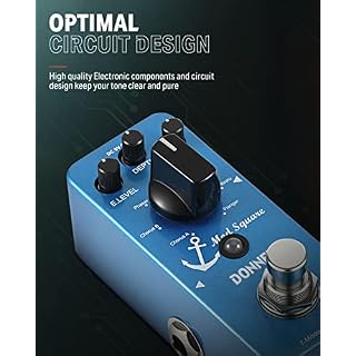 Donner Pédale à Effet Modulation 7-Mode Chorus, Phaser, Tremolo, Rotary, Vibrato, Flanger, Bleu - Les Beatles, Paul McCartney, John Lennon, RIngo Starr, George Harrison Donner Pédale à Effet Modulation 7-Mode Chorus, Phaser, Tremolo, Rotary, Vibrato, Flanger, Bleu – Image 4