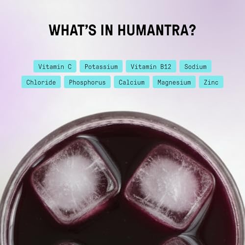 Humantra Hydration Packets | Zero Sugar Electrolyte Hydration Multiplier w/Essential Minerals & 6 Electrolytes | Electrolytes Powder (20 Count, Elderberry) - 7