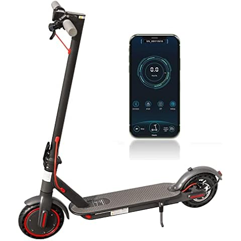 AOVOPRO Patinete eléctrico plegable con alcance de 30 km y 3 ajustes de velocidad Cover