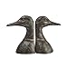 Creative Co-Op Decorative Distressed Cast Metal Duck Head Bookends, Black, Set of 2
