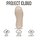 Project Cloud Platform Sneakers for Women - Lightweight Memory Foam Insole Womens Sneakers - Non-Slip Fashion Sneakers for Women Footwear - Women's Fashion Platform Shoes (Nita, Nude, 6.5)