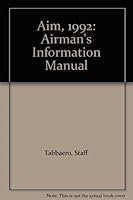 Aim, 1992: Airman's Information Manual 0830683712 Book Cover