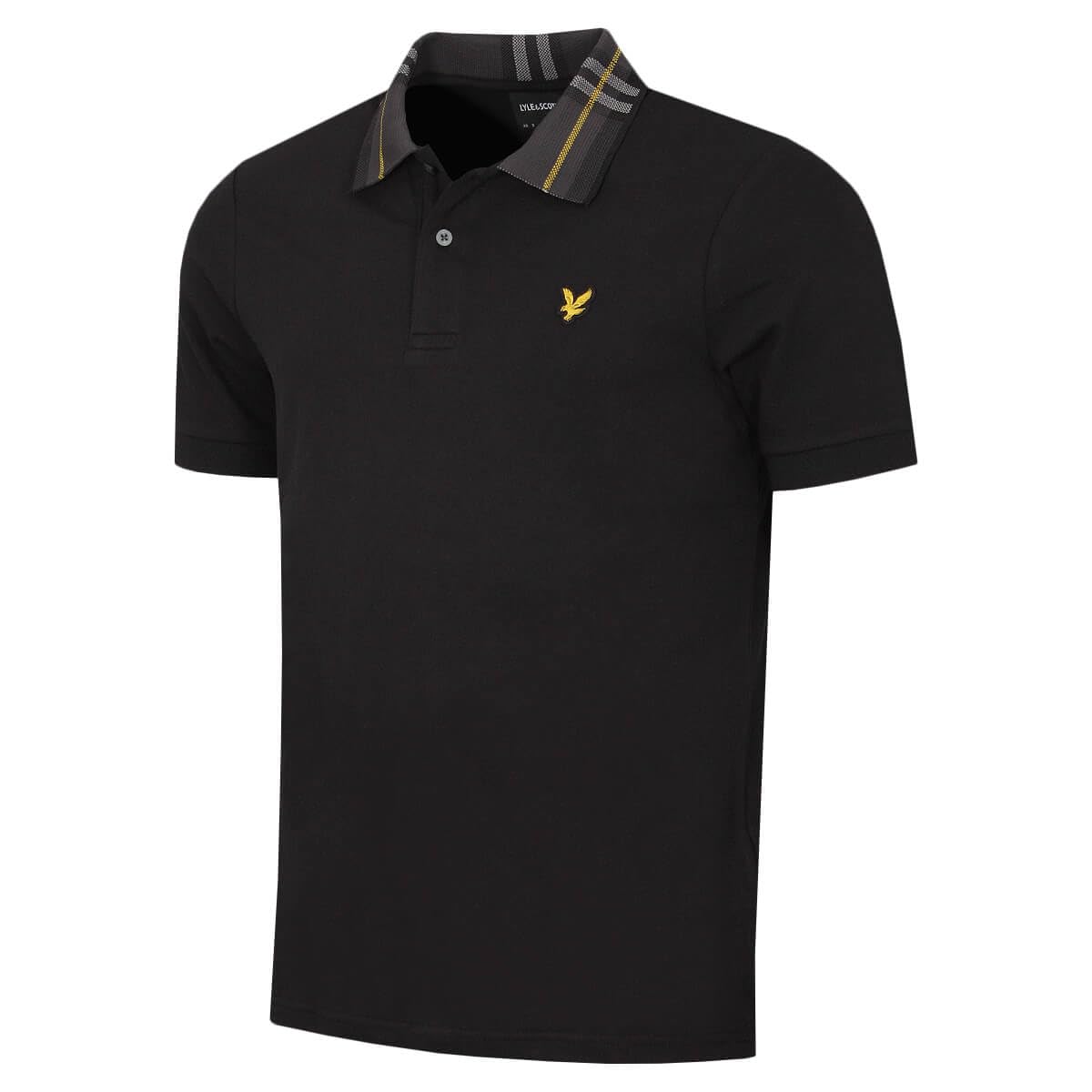 Lyle & Scott Polo Shirts, Male, 2XL, Polo Shirt Black