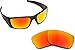 Fuel Cell Replacement Lenses Polarized Red Mirror by SEEK fits OAKLEY Sunglasses