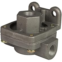 Tectran Heavy Duty Quick Release Valve | 1/2" NPT Inlet | 3/8" NPT Outlet Replaces Bendix 229860