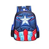 【Transpirable y cómodo】Nuestra mochila para niños puede almacenar todos los elementos esenciales de la escuela de su pequeño superhéroe y, gracias a su compartimento principal con cremallera y correas acolchadas ajustables para los hombros, garantizará la comodidad de su pequeño en todo momento.