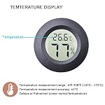 2pcs Mini Hygrometer Thermometer Indoor Outdoor Round Humidity Meter - Image 5