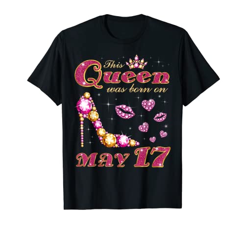 Questa Regina è nata il 17 maggio Maglietta
