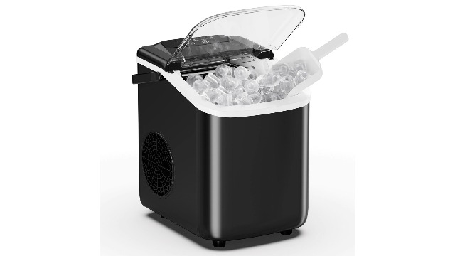 Image of OLIXIS Countertop Ice Maker with Self-Cleaning, Portable Ice Maker Machine
